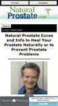 Mobile Screenshot of naturalprostate.com